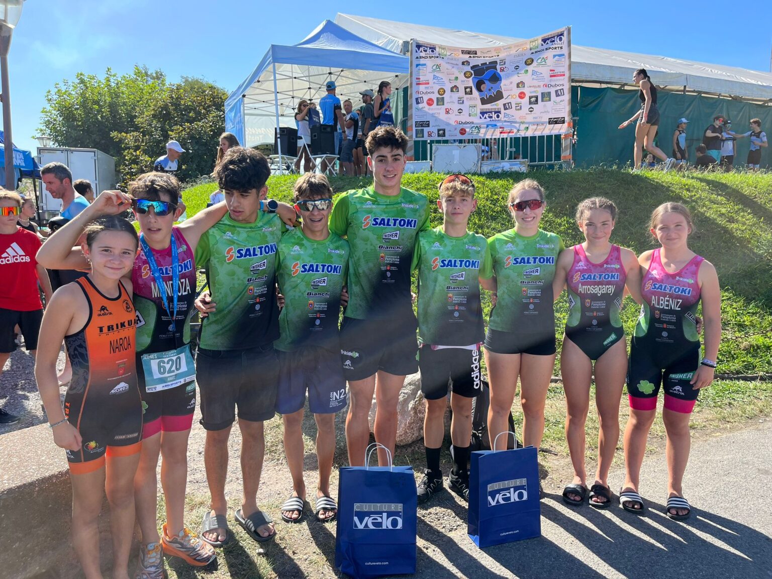 Grandes éxitos para Saltoki-Trikideak en un fin de semana apasionante